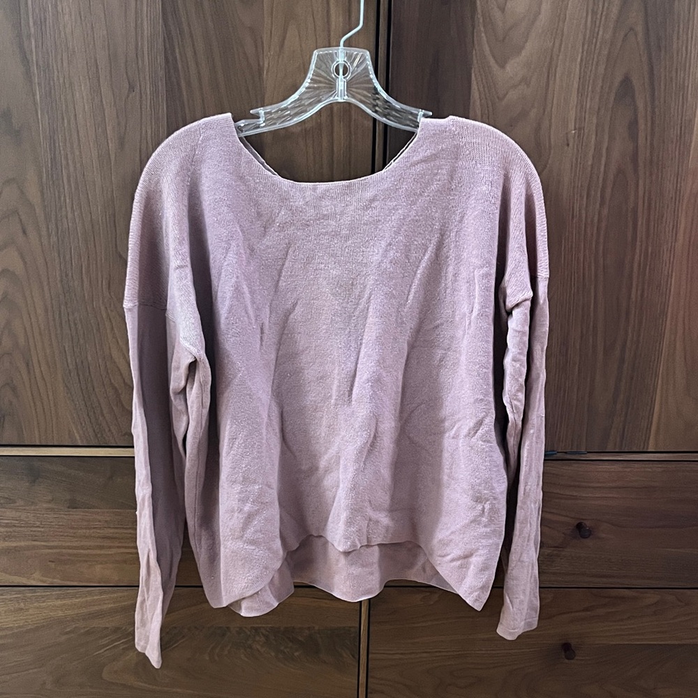 Helmut Lang Mauve Wool Sweater